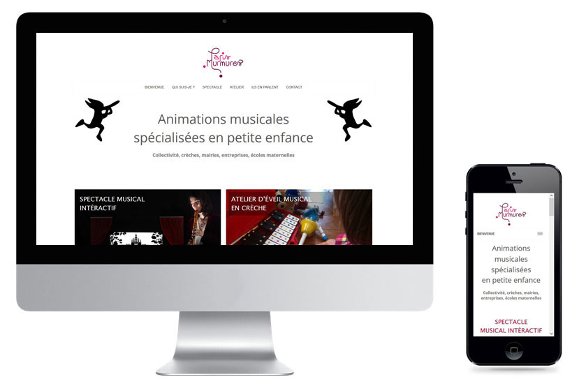 Création site Paris murmures